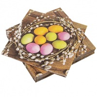 ORION Servírovací ubrousky 33 x 33 cm Vajíčka v hnízdě 20 ks