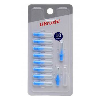 UBRUSH! Mezizubní kartáček Modrý 0,5 mm 10 ks