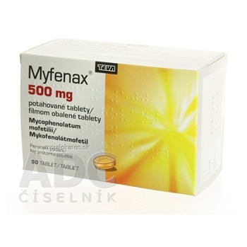 MYFENAX 500 MG  50X500MG Potahované tablety