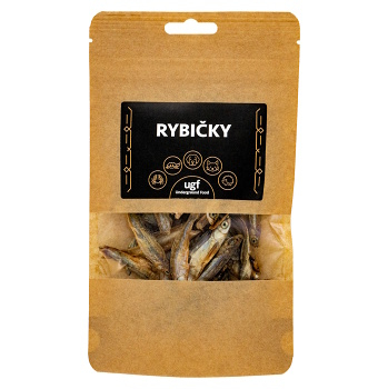 UGF sušené malé rybičky 35 g (Sušené maso pro psy) - BARF