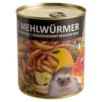 UGF sušený moučný červ konzerva 490 g (Venkovní ptactvo)