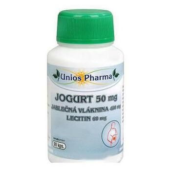 Uniospharma-Jogurt 50mg+Jablečná vláknina+lecitin 90cps