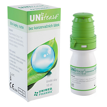 UNITEARS Bez konzervačních látek 10 ml (Kapky do očí) - Zklidňující, Oční, Protizánětlivý