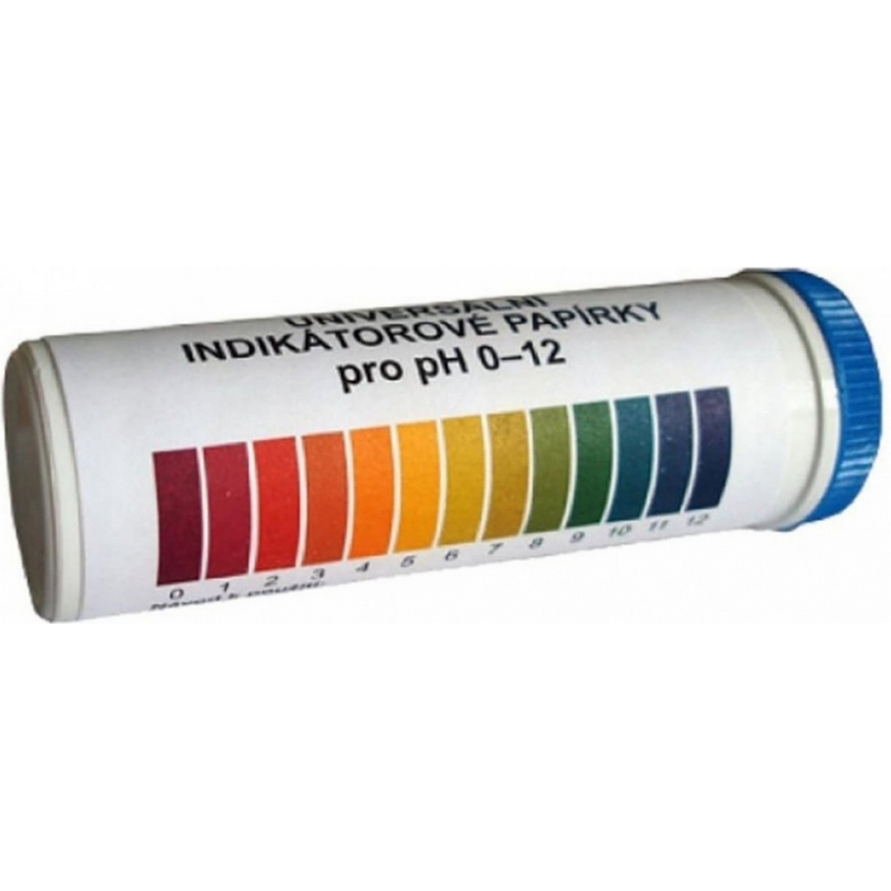Levně Univerzální indikátorové papírky pH 0-12, poškozený obal
