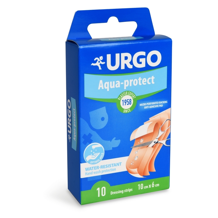 E-shop URGO AQUA PROTECT Omyvatelná náplast 10x6cm 10 kusů