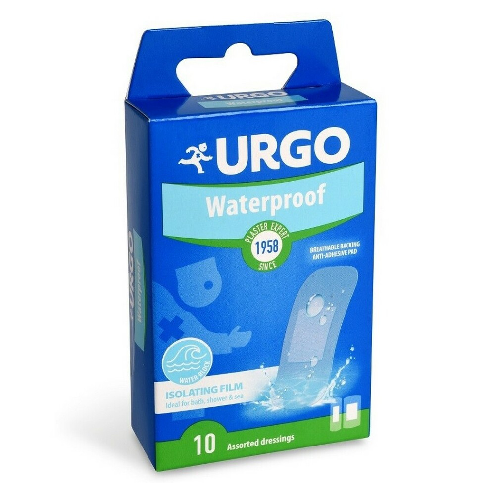 Levně URGO Waterproof voděodolná náplast aquafilm 10ks