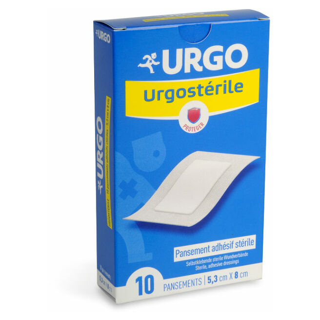 Urgosterile - sterilní náplast 5.3cmx8cm 10ks