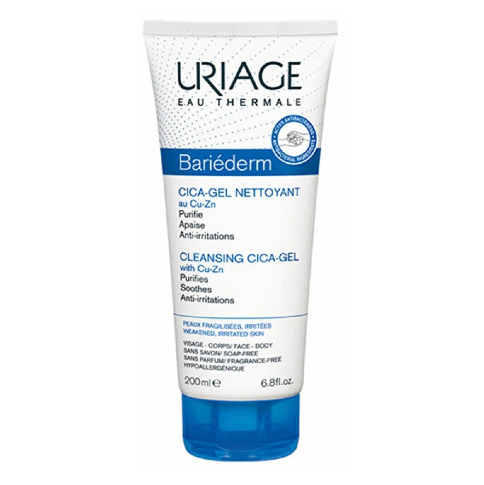 URIAGE Bariederm Zklidňující čisticí gel 200 ml