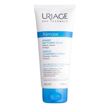 URIAGE  Xémose  Jemný čisticí krémový gel pro suchou až atopickou pokožku 200 ml (Dermokosmetika sprchování a mytí) - Odličovací