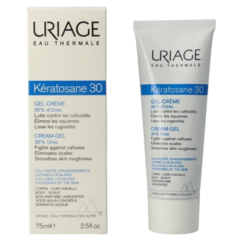 URIAGE Kératosane 30 Zvláčňující krémový gel 75 ml (Dermokosmetika tělové balzámy) - Zvláčňující