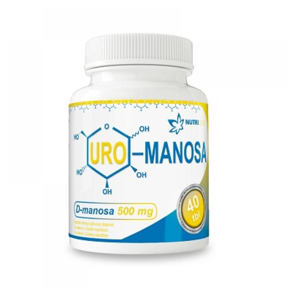 Levně NUTRICIUS URO-manosa 40 tablet