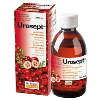 DR. MÜLLER Urosept sirup 245 ml (Močové cesty) - Přírodní