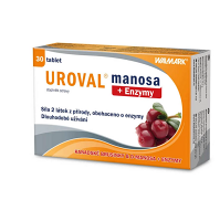 UROVAL Manosa + enzymy 30 tablet