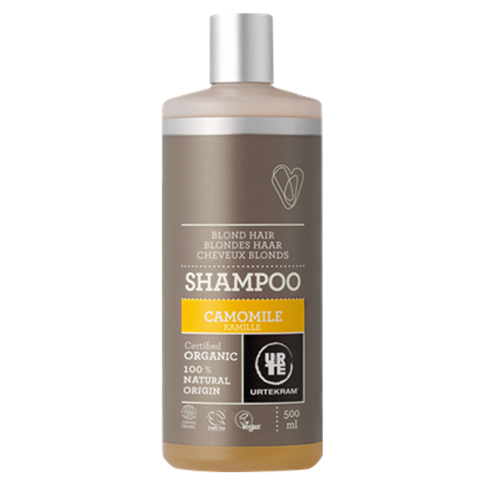 URTEKRAM BIO Šampon s heřmánkem pro blond vlasy BIO 500 ml, poškozený obal