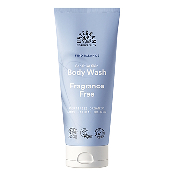 URTEKRAM Sprchový gel bez parfemace pro citlivou pleť BIO 200 ml (Přírodní přípravky na sprchování a mytí) - Neparfémované, BIO