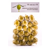 HERMES Vacum zelené olivy s mandlí 150 g