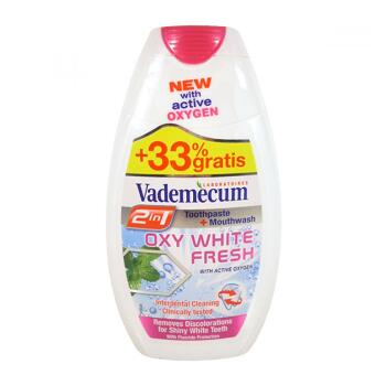 VADEMECUM 2v1 (zubní pasta+ústní voda) oxywhite fresh 75ml