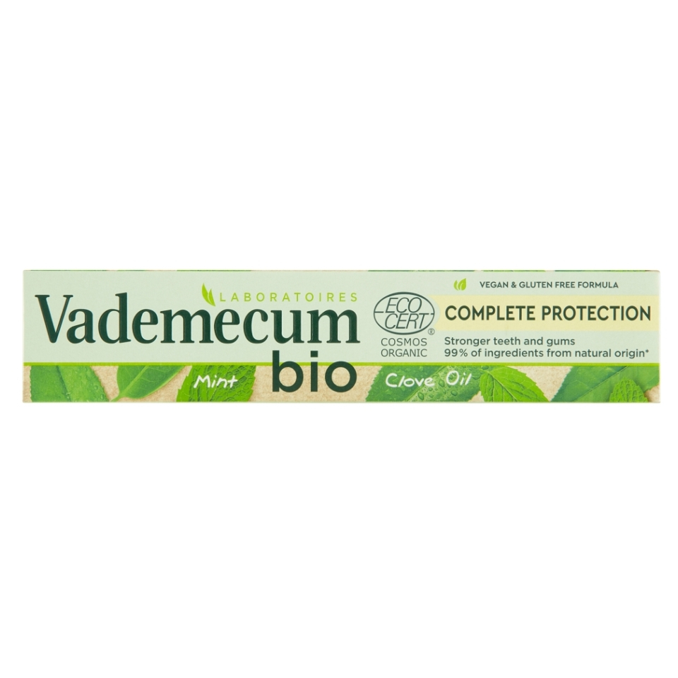 Levně VADEMECUM BIO Complete Protection Zubní pasta 75 ml
