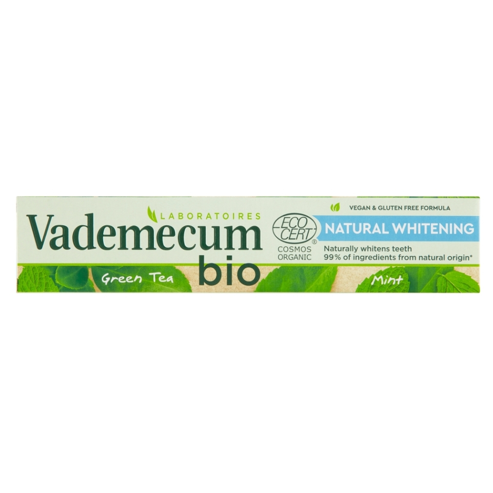 Levně VADEMECUM BIO Natural Whitening Zubní pasta 75 ml