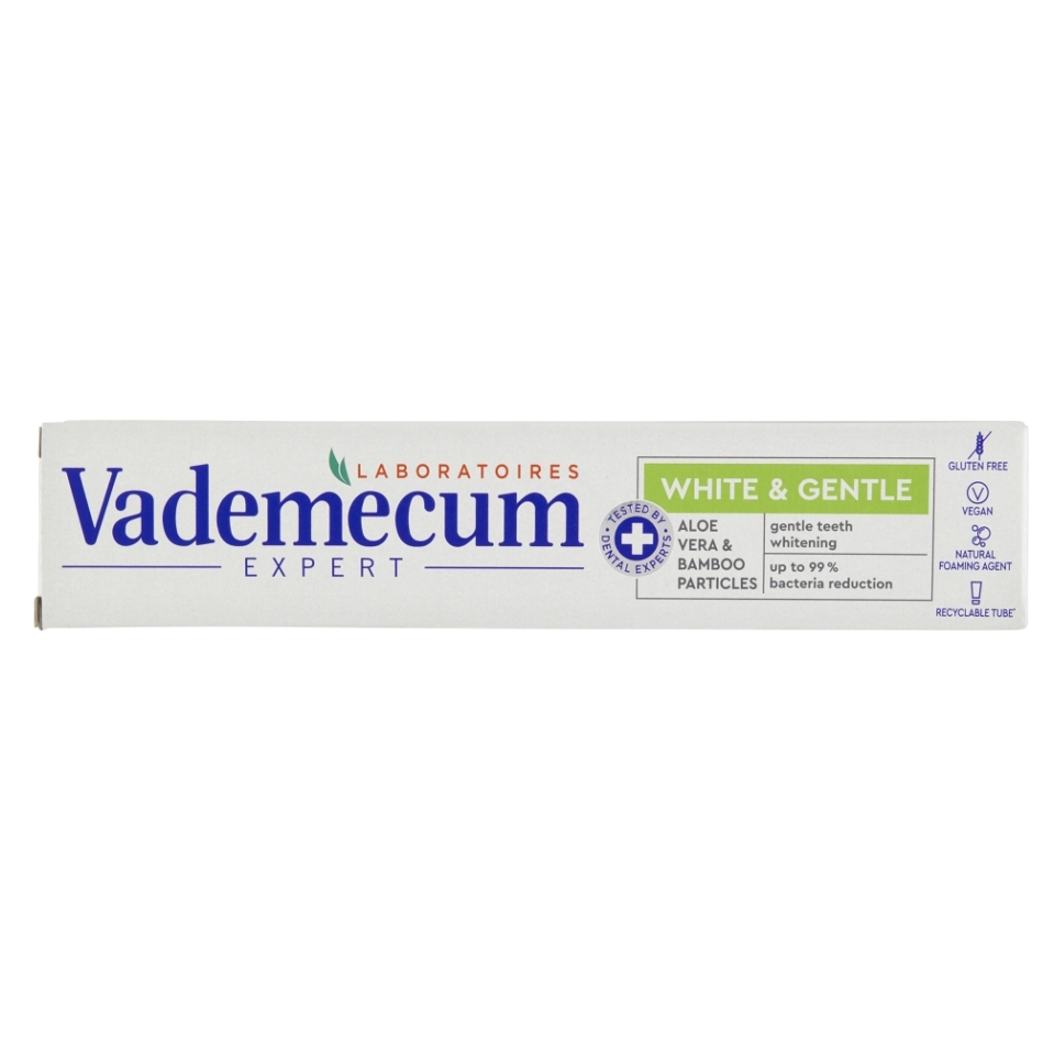 Levně VADEMECUM Expert White & Gentle Zubní pasta 75 ml