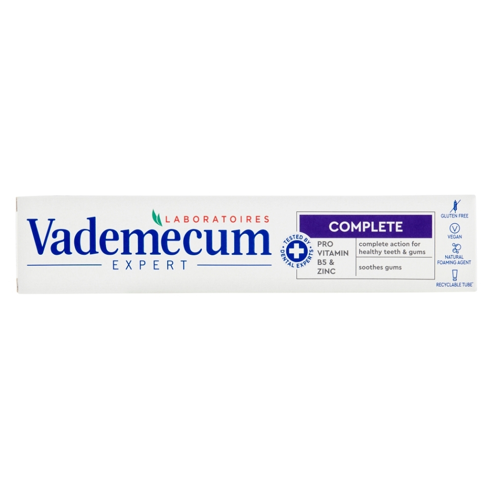 Levně VADEMECUM Expert Complete Zubní pasta 75ml