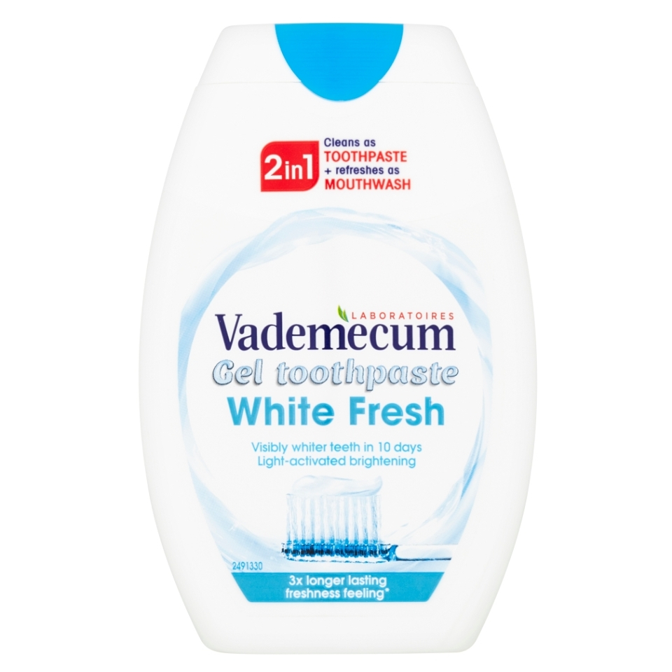 E-shop VADEMECUM White Fresh 2v1 Gelová zubní pasta 75 ml