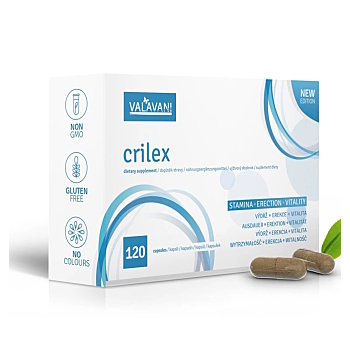 VALAVANI Crilex 120 kapslí (Doplňky stravy pro potenci, erekci) - Přírodní, Vícesložkové, Bylinné