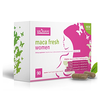 VALAVANI Maca fresh women 90 kapslí (Doplňky stravy pro potenci, erekci) - Přírodní, Vícesložkové