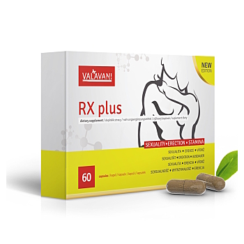 VALAVANI RX plus 60 kapslí (Doplňky stravy pro potenci, erekci) - Přírodní, Vícesložkové