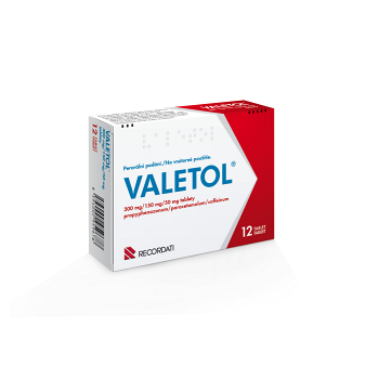 VALETOL 12 tablet (Na bolest hlavy)