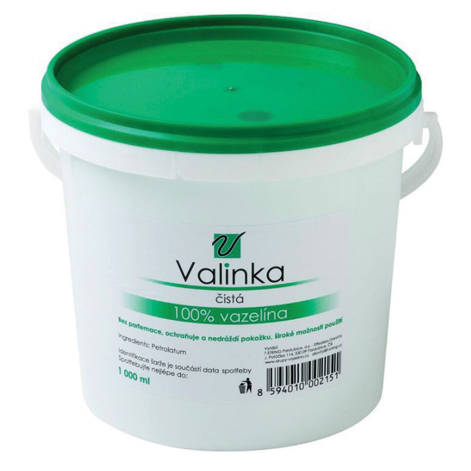Levně VALINKA 100% čistá Vazelína 1000 ml