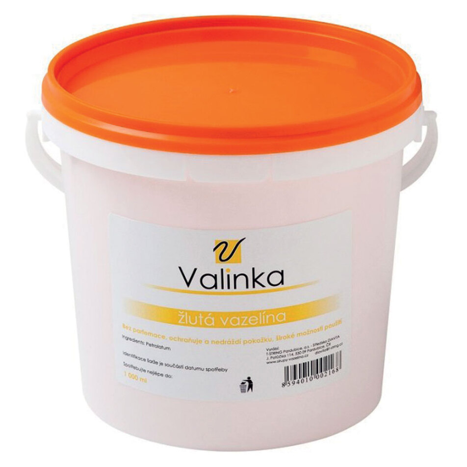 Levně VALINKA Žlutá kosmetická vazelína 1000 ml