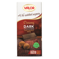 VALOR Čokoláda 52 % kakaa s truffle náplní bez přídavku cukru 100 g