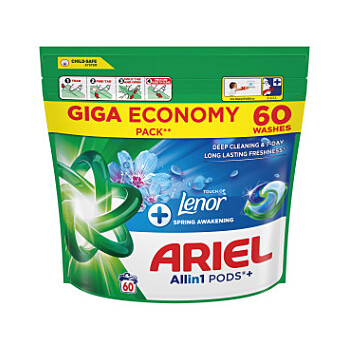 ARIEL Kapsle na praní Spring Awakening 60 kusů (Prací kapsle, tablety)