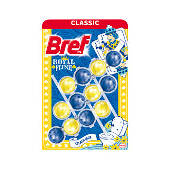 BREF Royal Flush Tuhý WC blok Splash Jack 3 x 50 g (WC bloky)