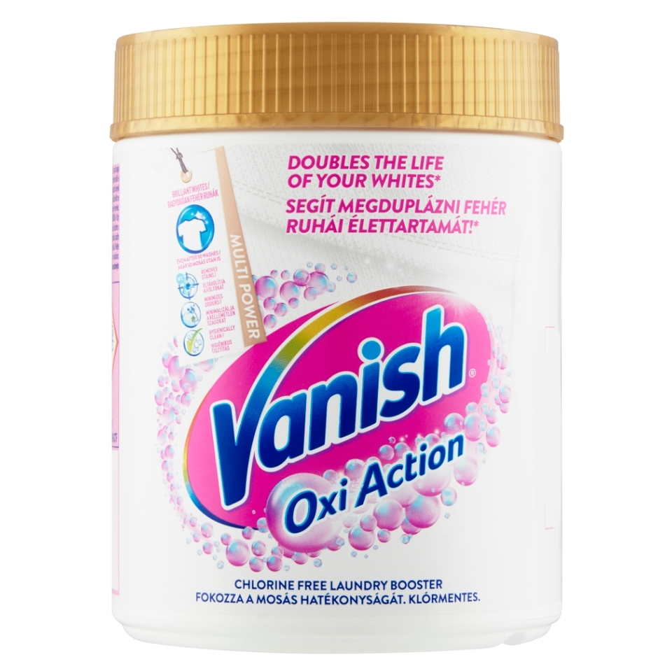 E-shop VANISH Oxi Action Prášek na bělení a odstranění skvrn 470 g