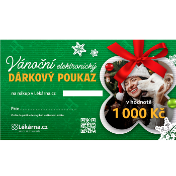 Vánoční elektronický dárkový poukaz 1000 Kč (Dárkové poukazy)