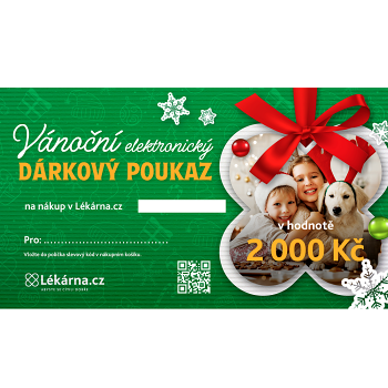 Vánoční elektronický dárkový poukaz 2000 Kč (Dárkové poukazy)