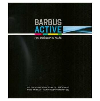 balíček BARBUS Active mýdlo na holení 150 ml + voda po holení 100 ml + sprchový gel 250 ml