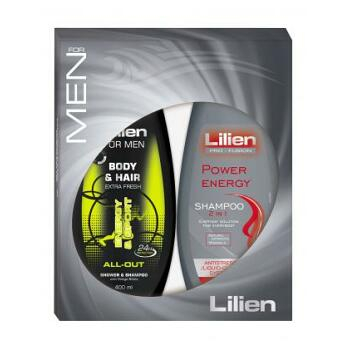 LILIEN for men All-Out  šampon 400 ml + sprchový gel 400 ml, Výprodej
