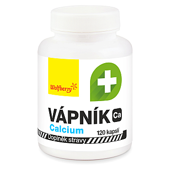WOLFBERRY Vápník 120 kapslí (Na kosti) - Jednosložkové