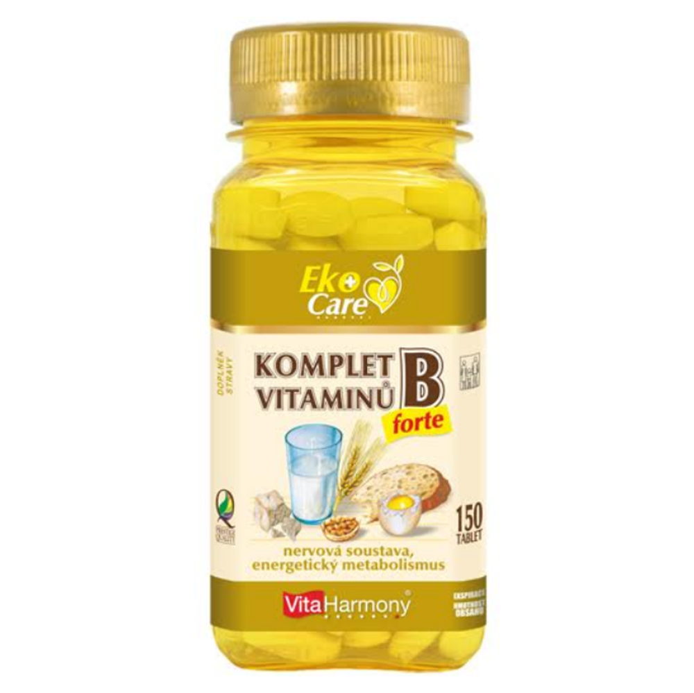E-shop VITAHARMONY Komplet vitaminů B forte 150 tablet