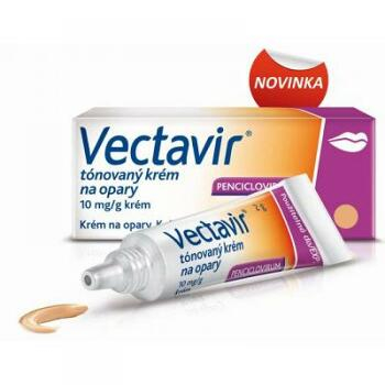Vectavir tónovaný krém na opary 10 mg/g krém