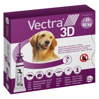 VECTRA 3D Spot-On L pro psy 25-40kg 4,7 ml 3 pipety