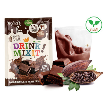 MIXIT Vegan Drink tmavá čokoláda nápoj 6 kusů