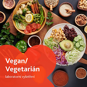 Vegan/Vegetarián laboratorní vyšetření (Komplexní laboratorní vyšetření)
