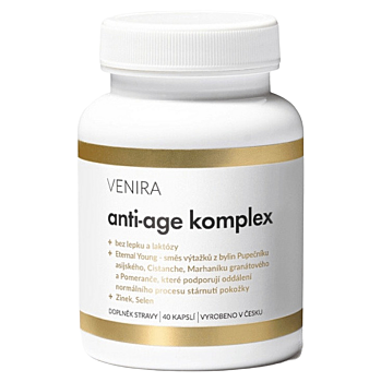 VENIRA anti-age komplex 40 kapslí (Vitamíny na pleť) - Vícesložkové