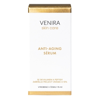 VENIRA Anti-aging sérum se skvalanem a peptidy 15 ml