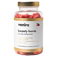 VENIRA Beauty bomb hair, skin, nails gummies lesní plody 60 kusů
