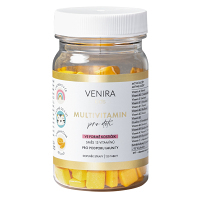 VENIRA Kids multivitamin pro děti pomeranč 120 cucavých tablet